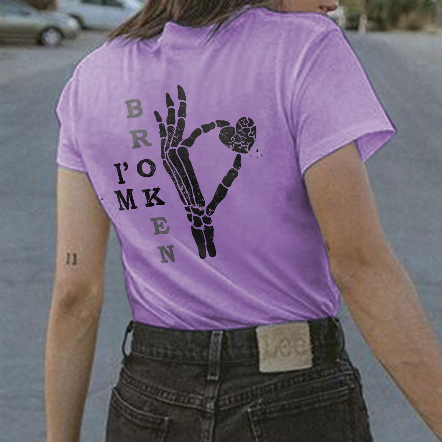 I'M Broken Printed T-shirt