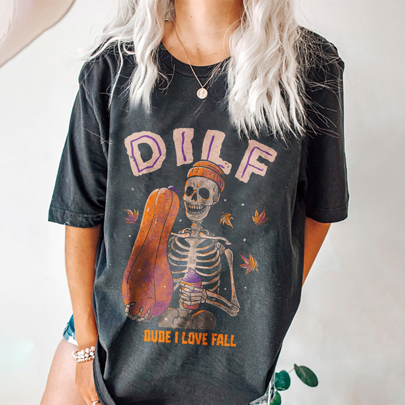 DILF Dude I Love Fall T-shirt