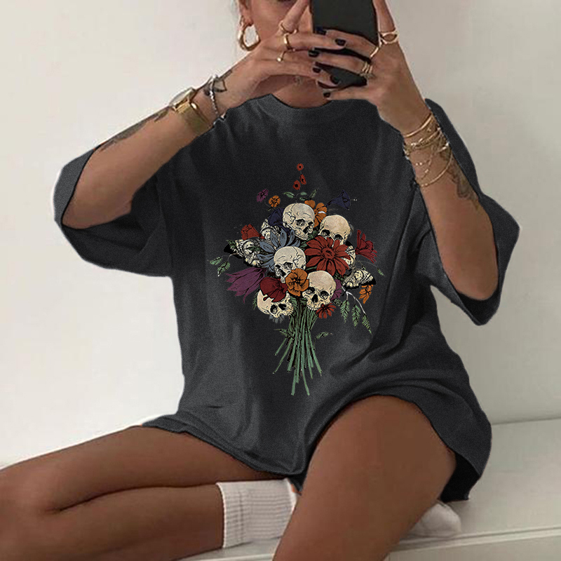 Flowers Of Skeletons T-shirt