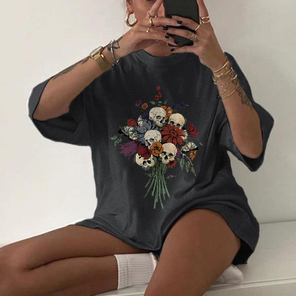 Flowers Of Skeletons T-shirt