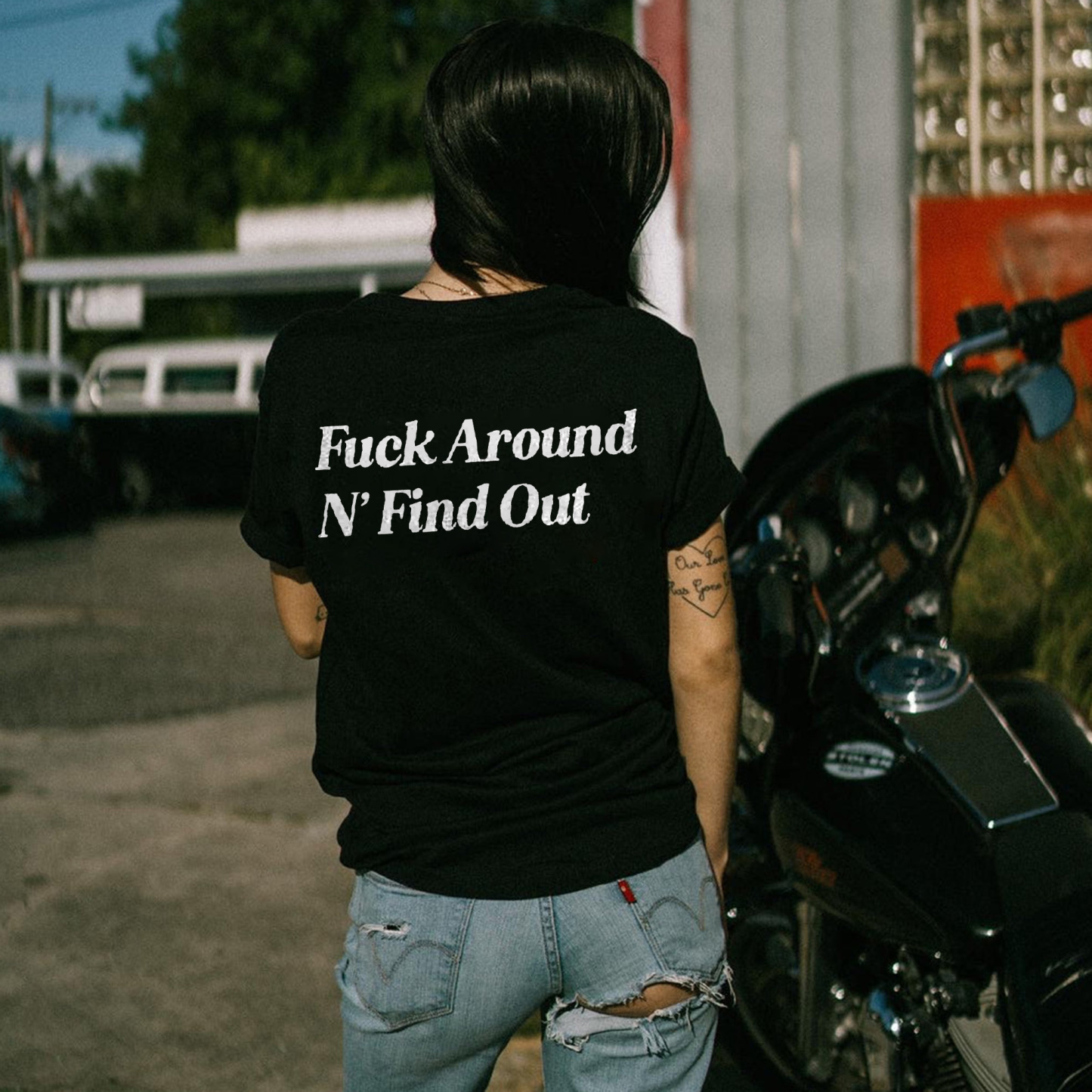 Fxxk Around N' Find Out Printed T-shirt