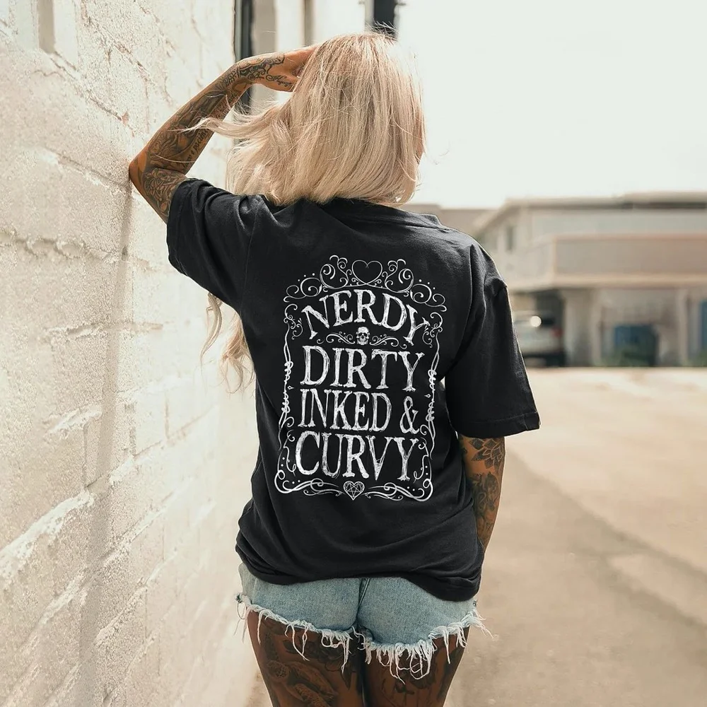 Nerdy Dirty Inked & Curvy T-shirt