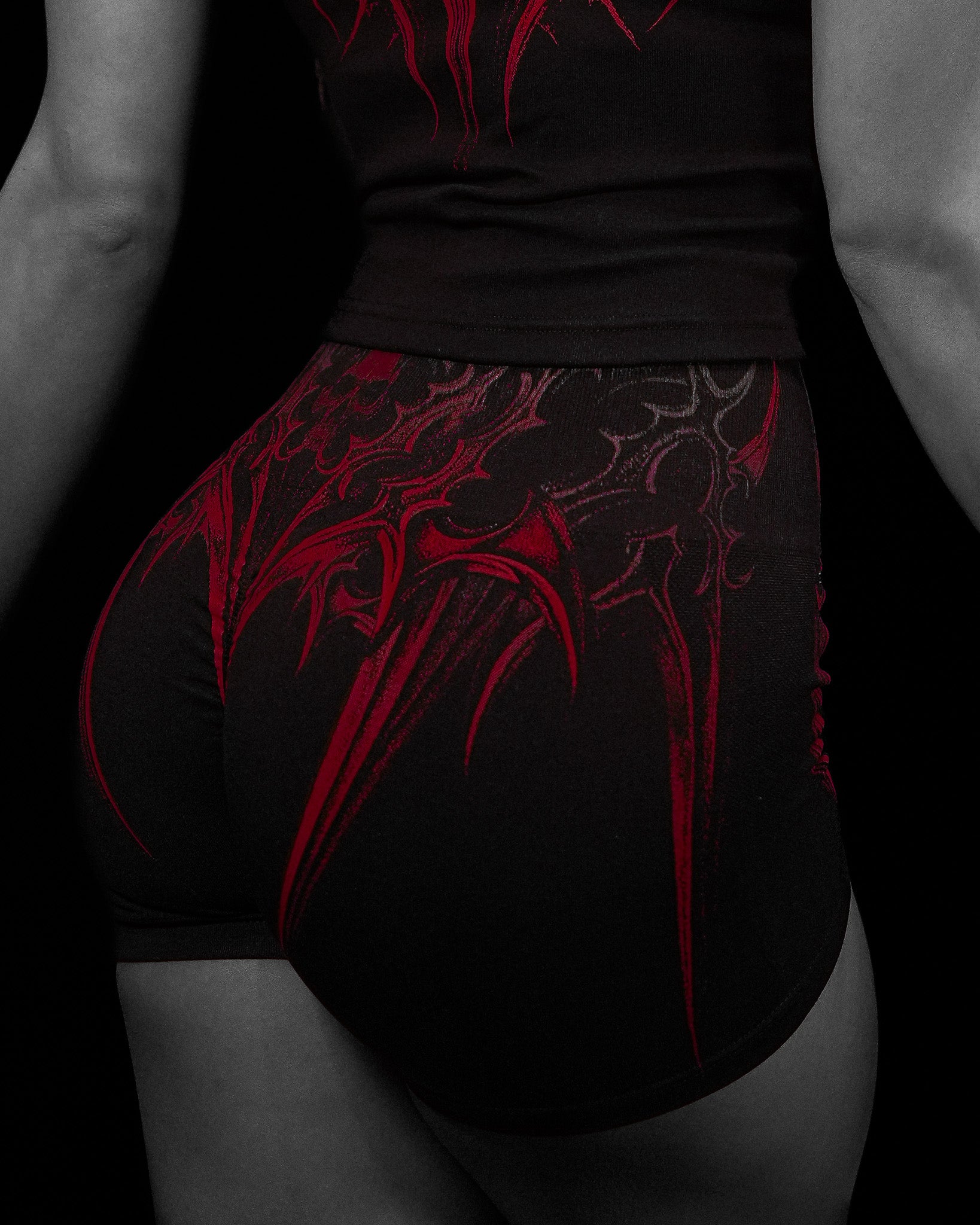 Womens  Valkyrie Seamless Shorts NIGHTMARE