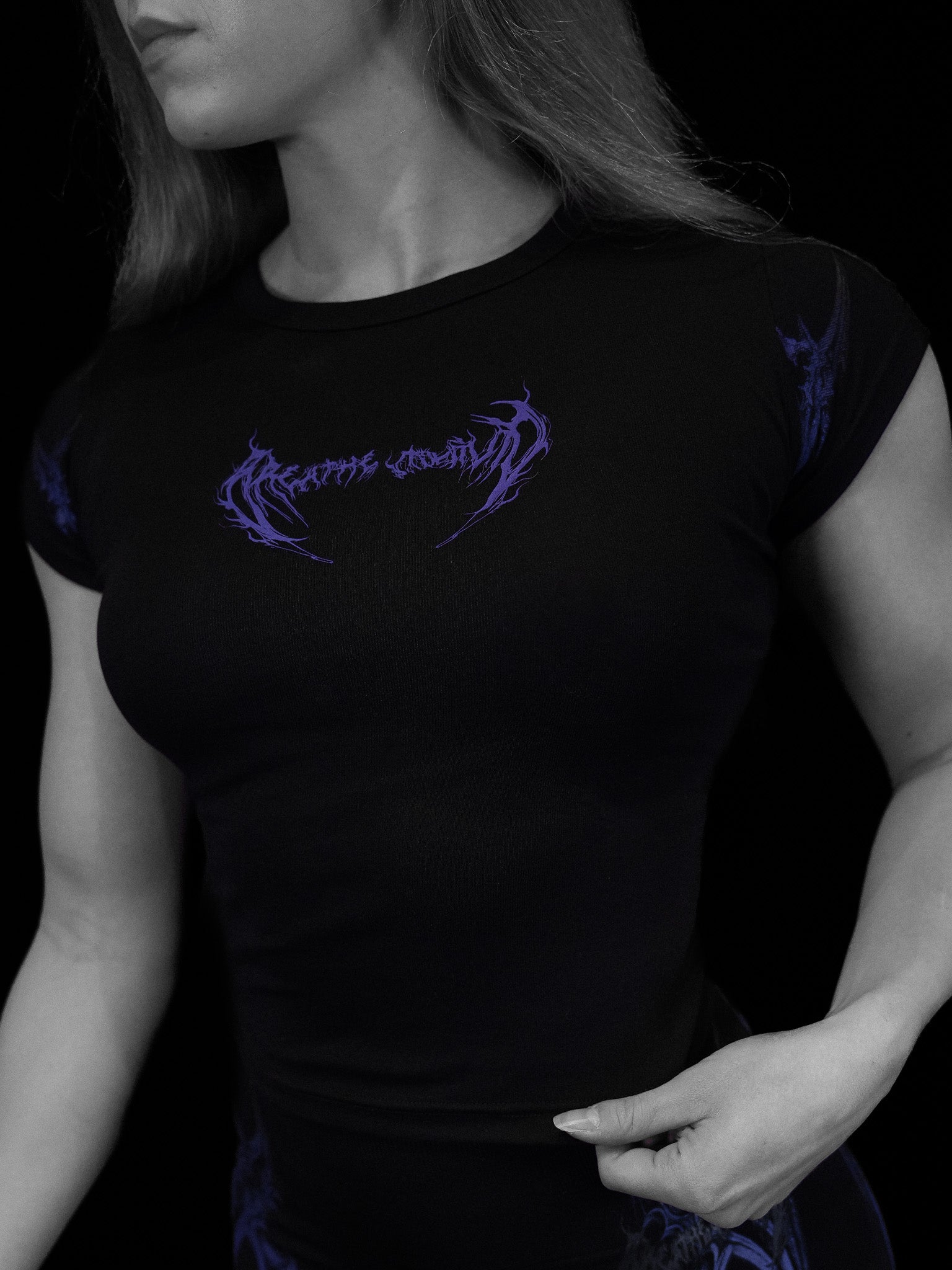 Womens Valkyrie Baby Tee DUSK