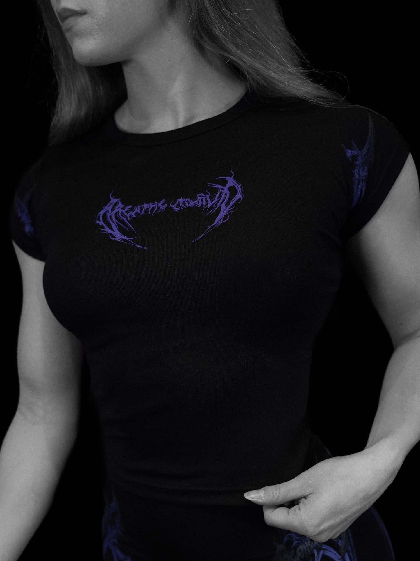 Womens Valkyrie Baby Tee DUSK