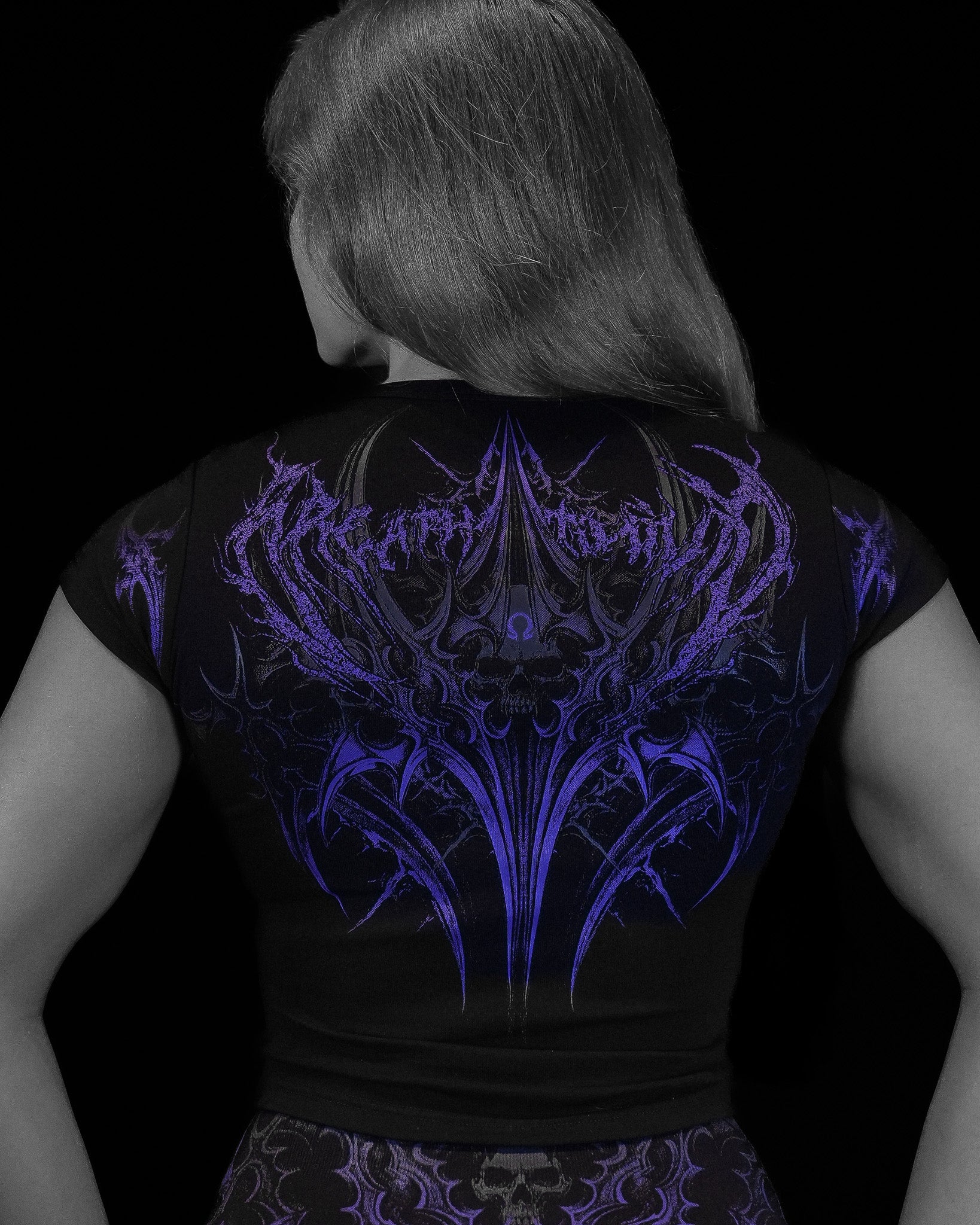 Womens Valkyrie Baby Tee DUSK