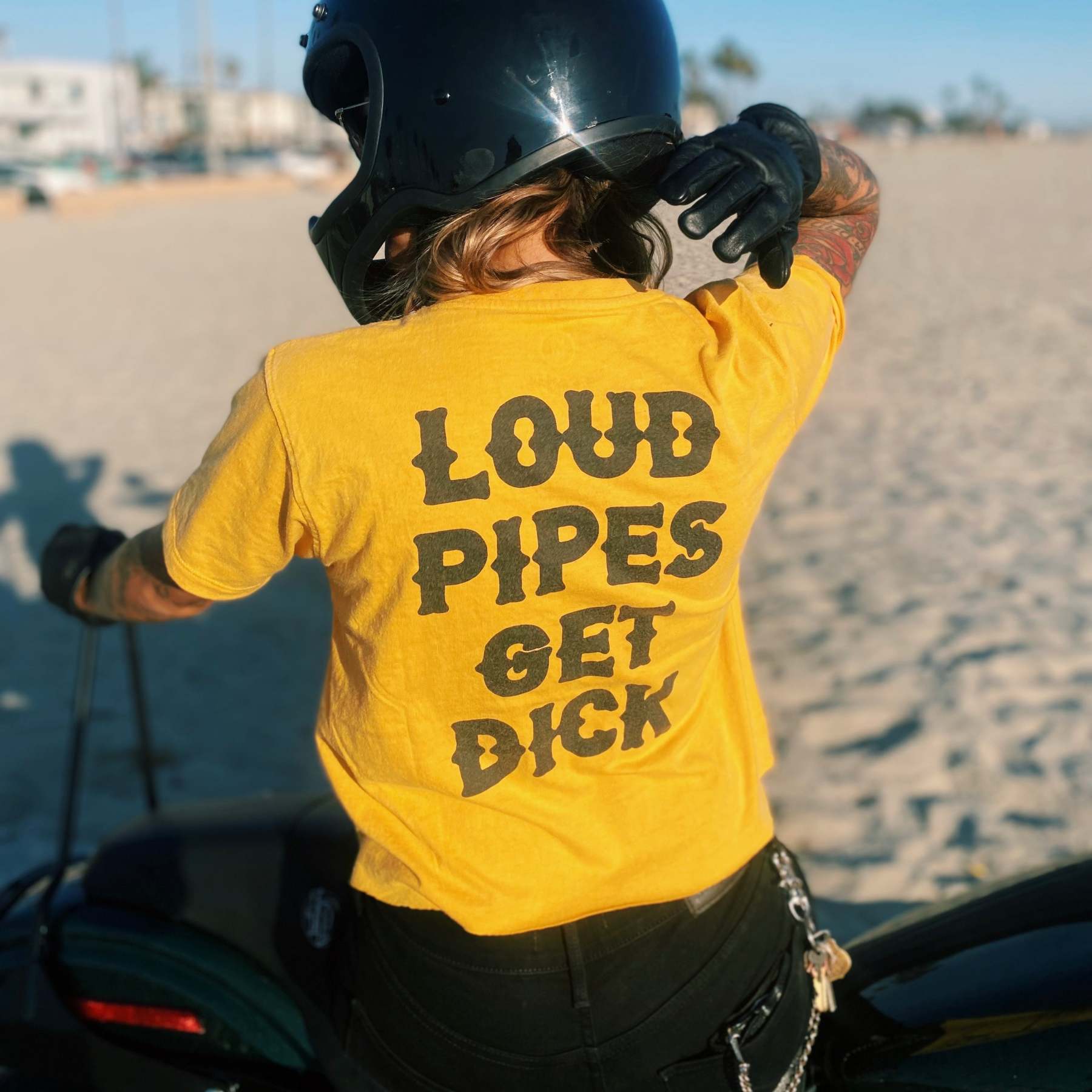 Loud Pipes Get Dick T-shirt