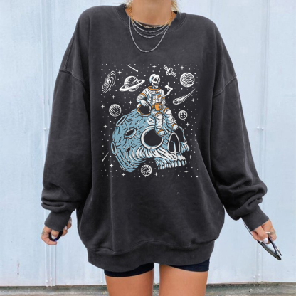 Skeleton Astronaut Sweatshirt
