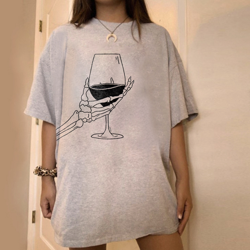Skeleton And Goblet T-shirt