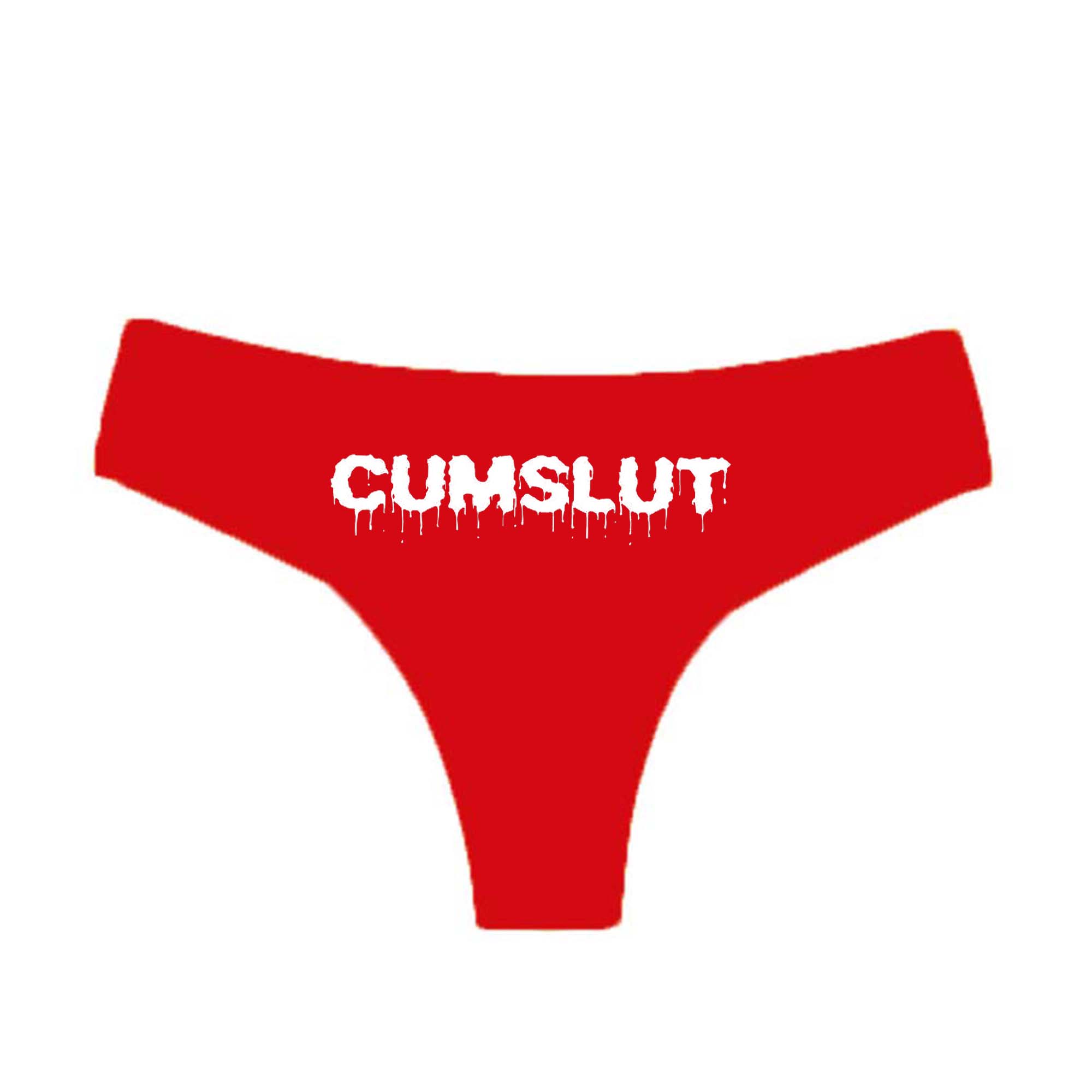 Cumslut Printed Sexy Panties