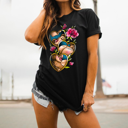 Choke Me Printed Women's T-shirt