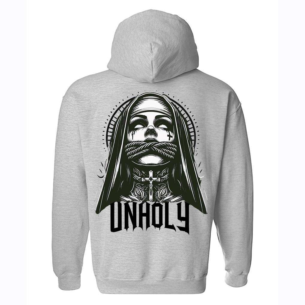 Unholy Nun Print Women's Hoodie