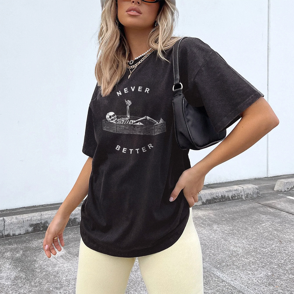 Never Better Skull T-shirt