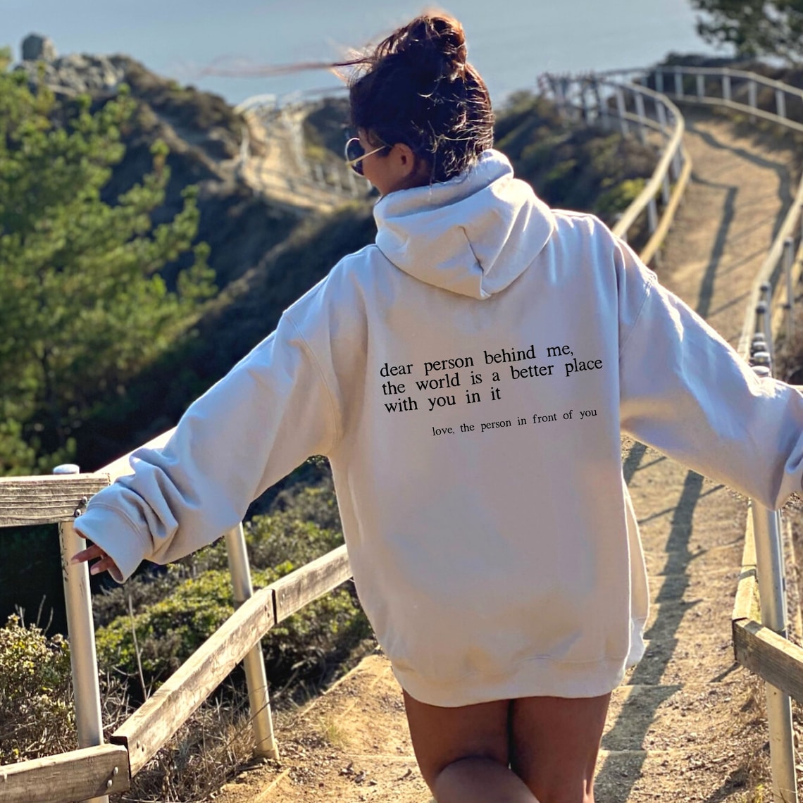 Dear Person Behind Me Printed Women's Hoodie