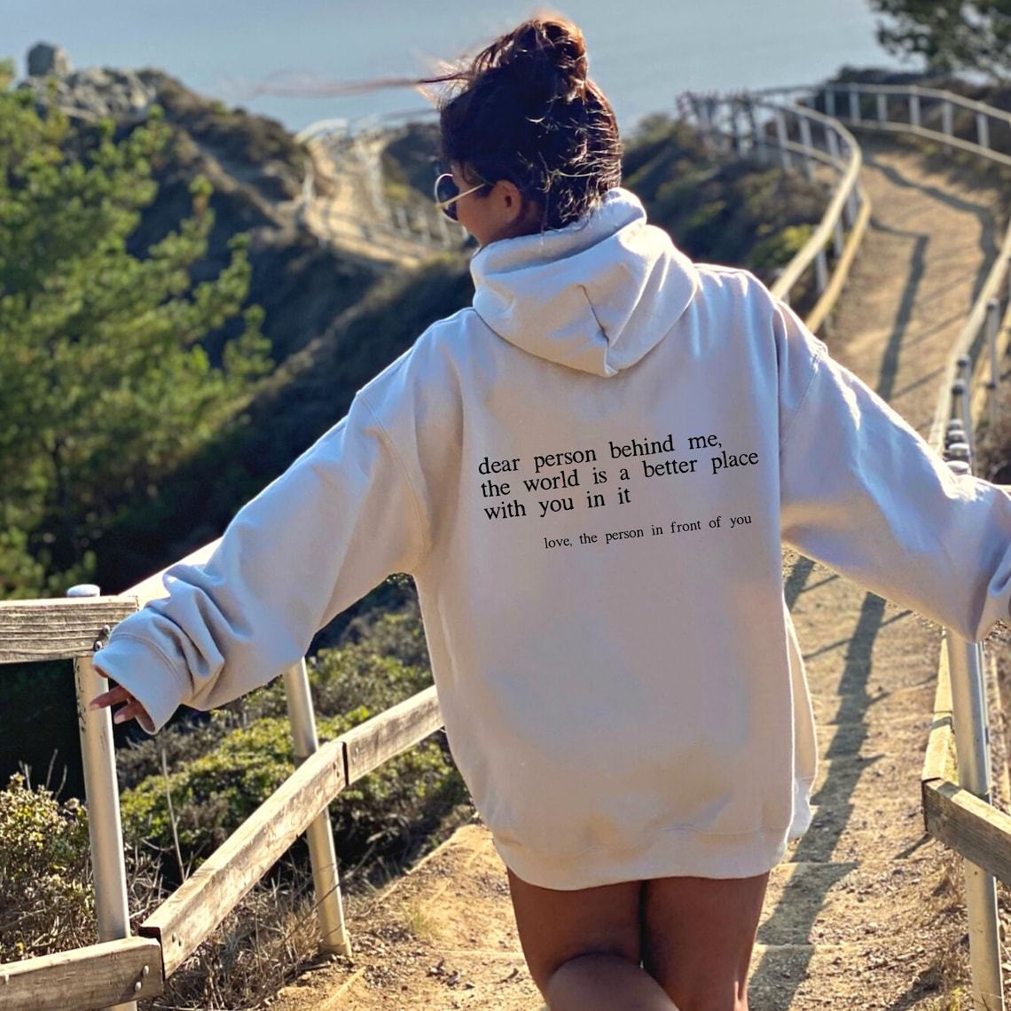 Dear Person Behind Me Printed Women's Hoodie