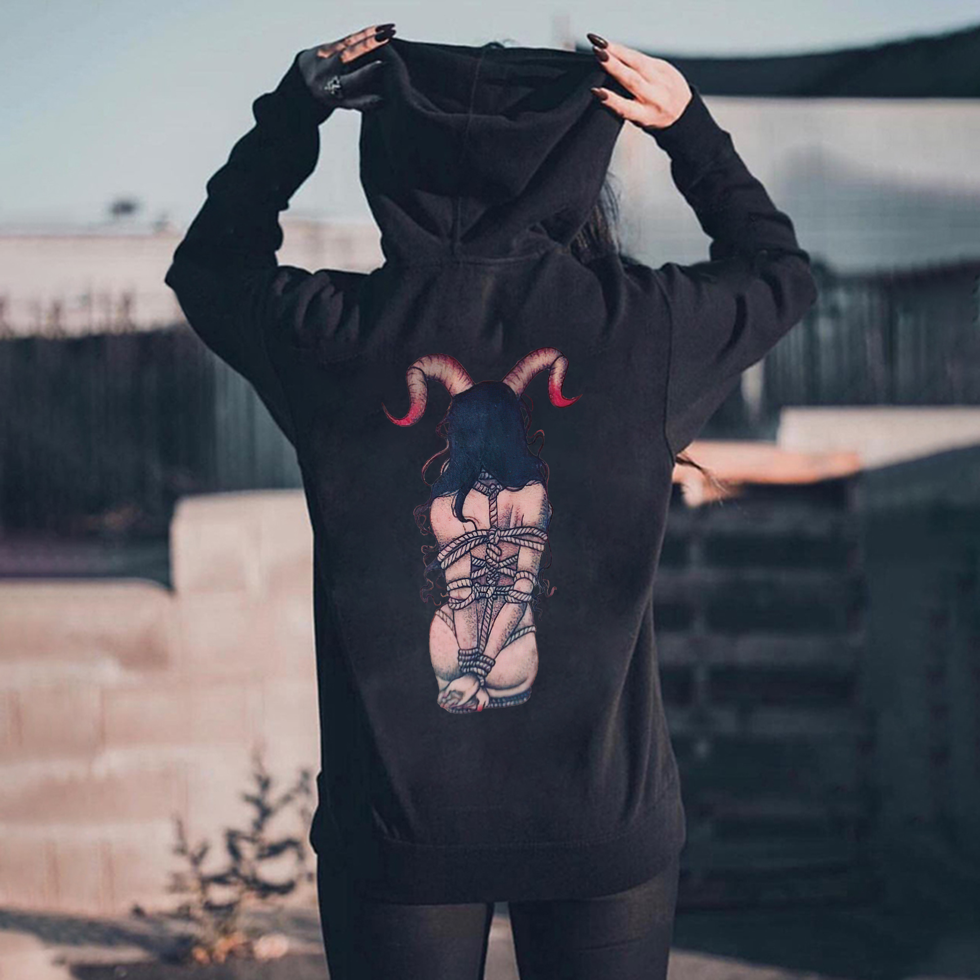 Bondage Games Printed Women's Hoodie