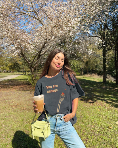 You Are Enough Skull T-shirt