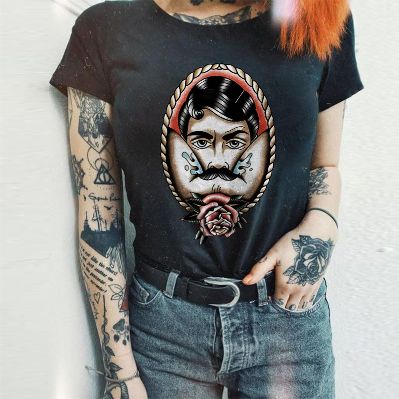 A Bearded Man And Flower T-shirt