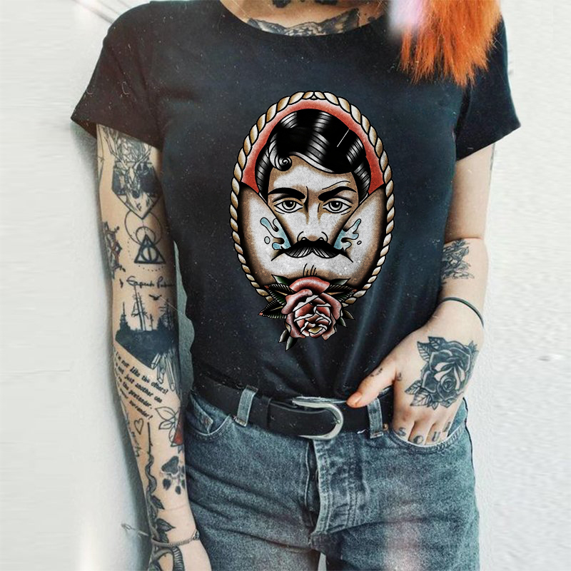 A Bearded Man And Flower T-shirt