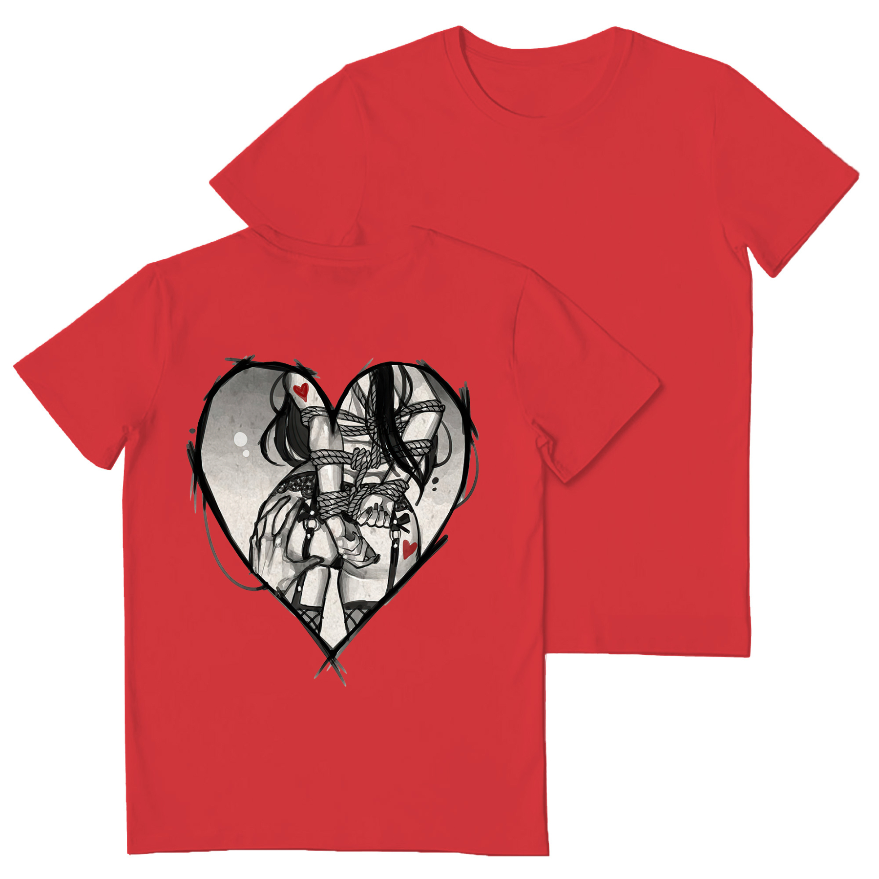 Bondage Games Printed Women's T-shirt