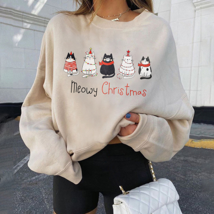 Meowy Christmas Sweatshirt