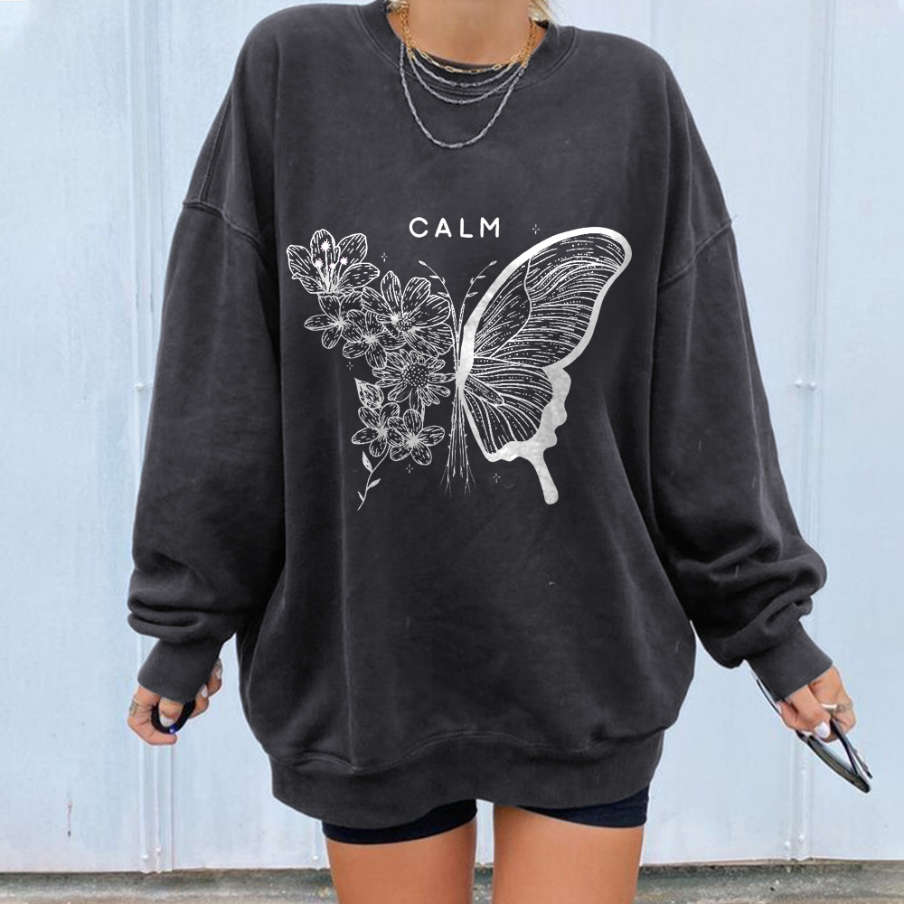 Calm The Butterfly Sweatshirt