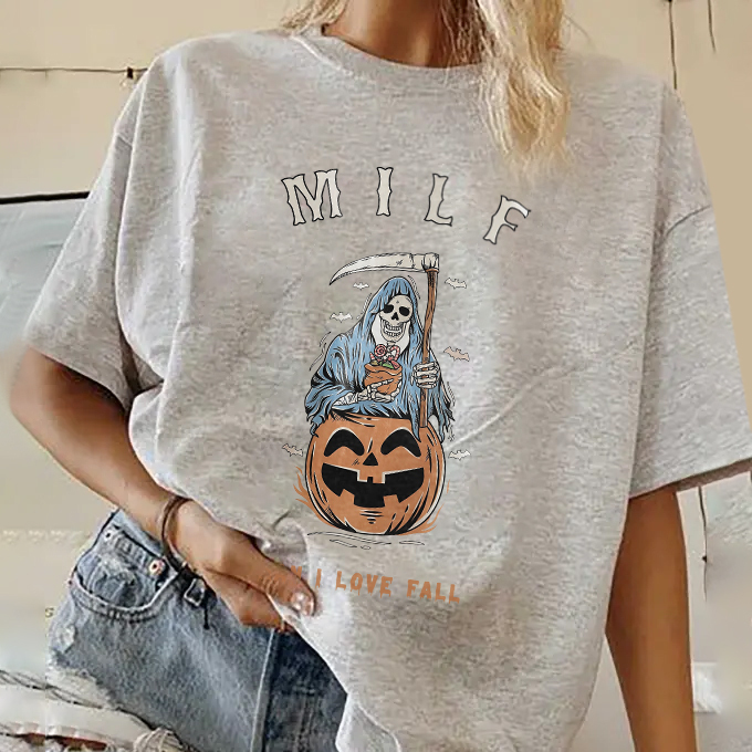 Milf Man I Love Fall Halloween T-shirt
