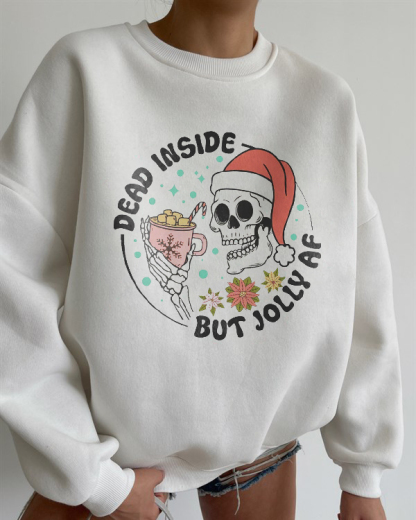 Dead Inside But Jolly AF Sweatshirt