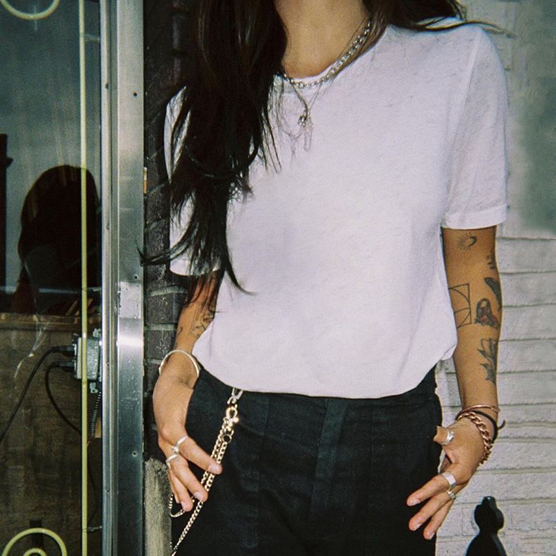 It Is What It Is Letters Print Women's T-shirt