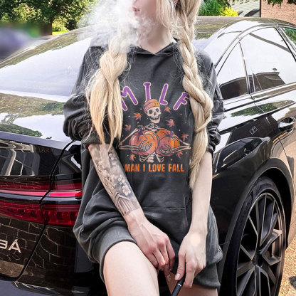 Milf Man I Love Fall Halloween Hoodie