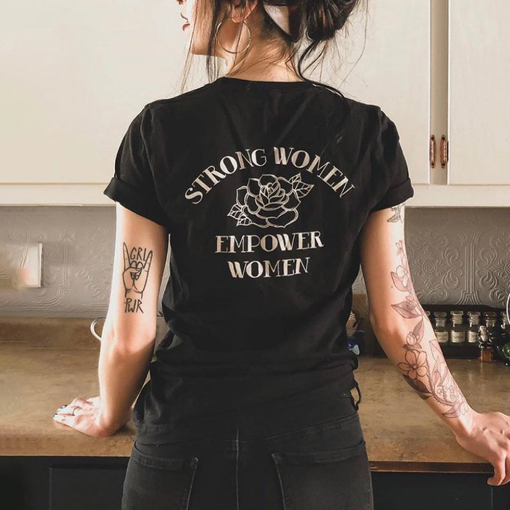 Strong Women Empower Casual T-shirt