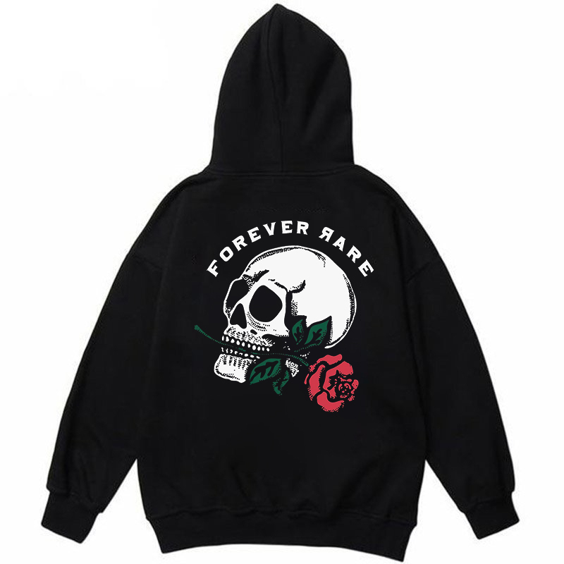 Skull Forever Rare Printed Casual Hoodie