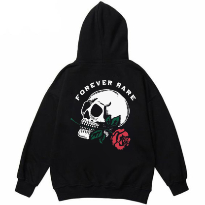 Skull Forever Rare Printed Casual Hoodie