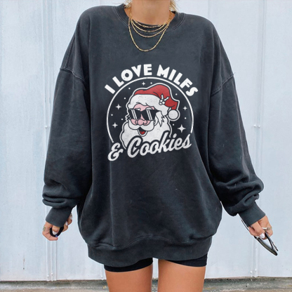 I Love Milfs Cookies Christmas Sweatshirt