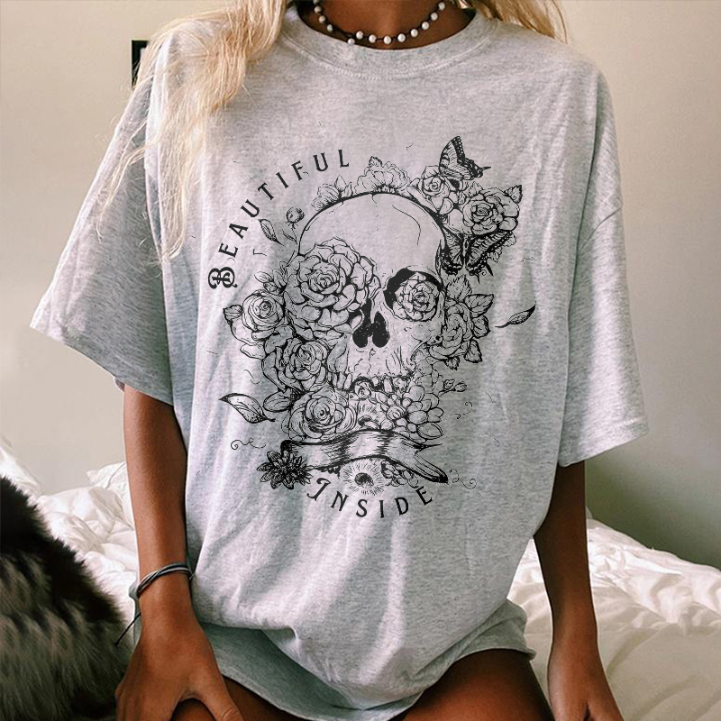 Beautiful Inside Skull T-shirt
