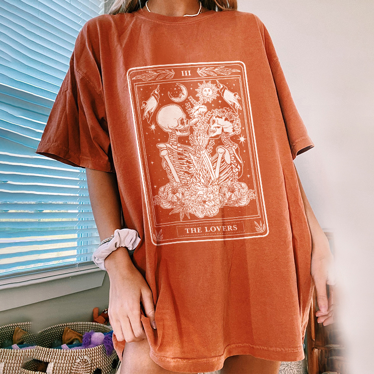 Skeleton And Flower T-shirt