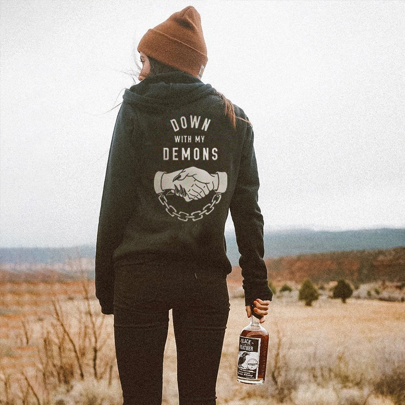 Down With My Demons Hoodie