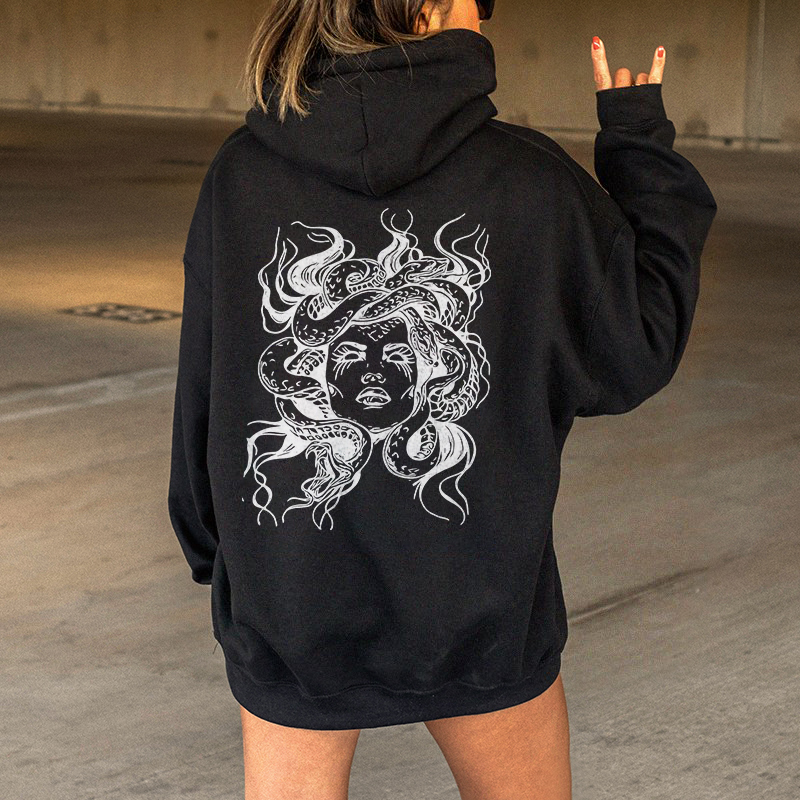 Medusa Printed Hoodie