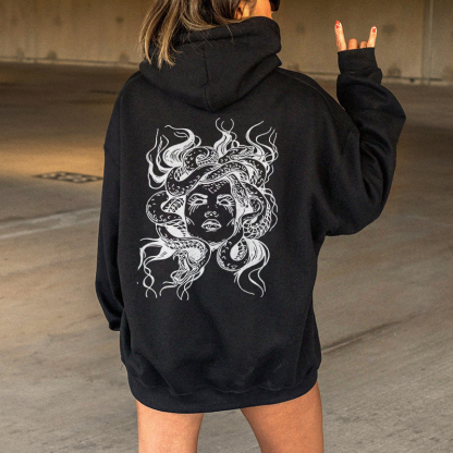 Medusa Printed Hoodie