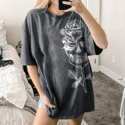 Skeleton Flower T-shirt