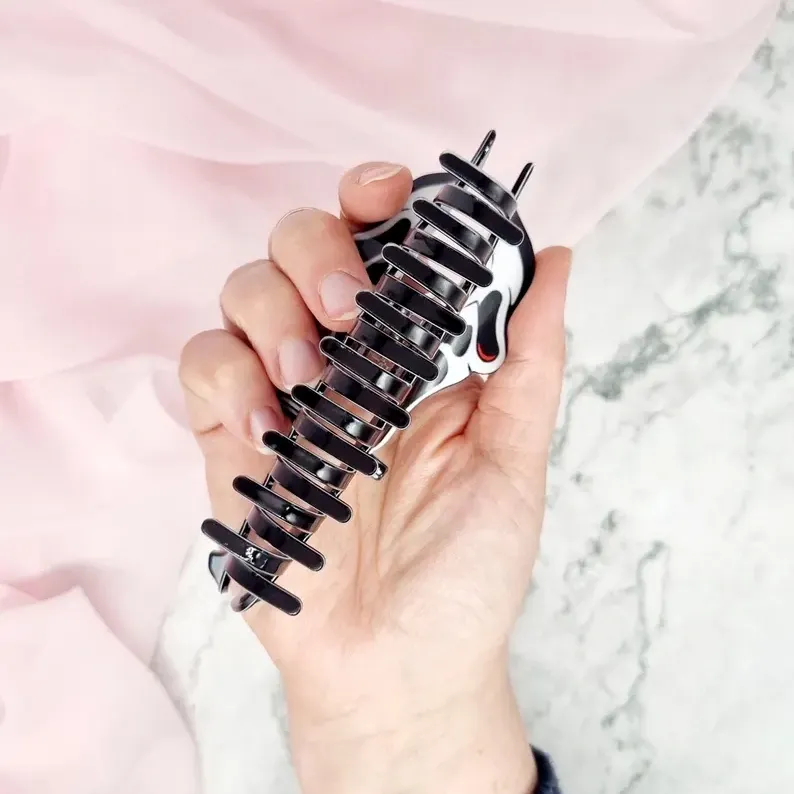 Horror Scream Hair Clip