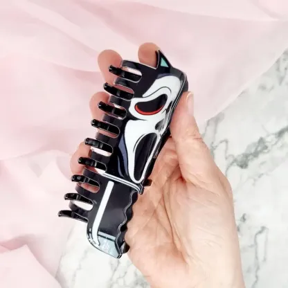 Horror Scream Hair Clip