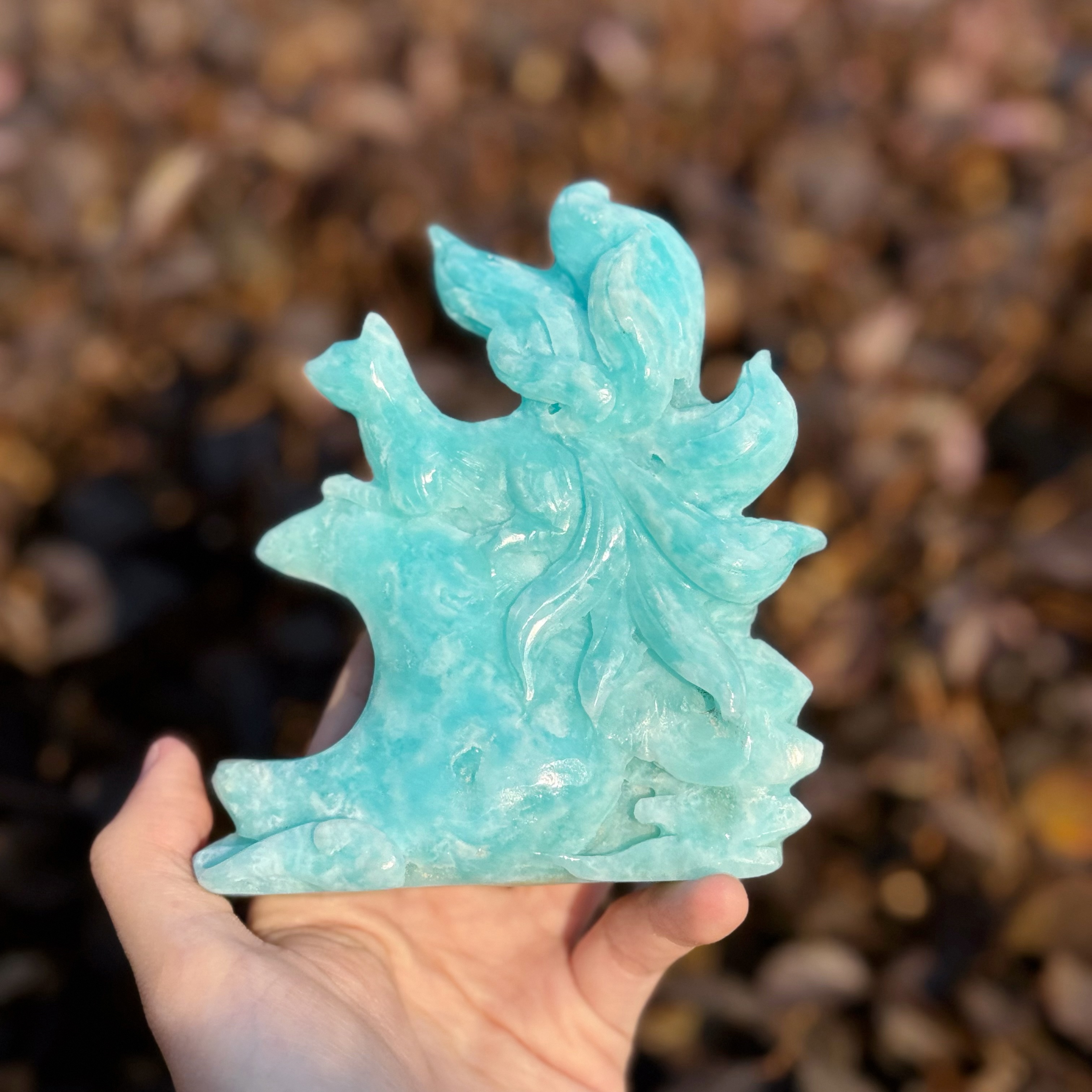 Hemimorphite Nine-tailed fox