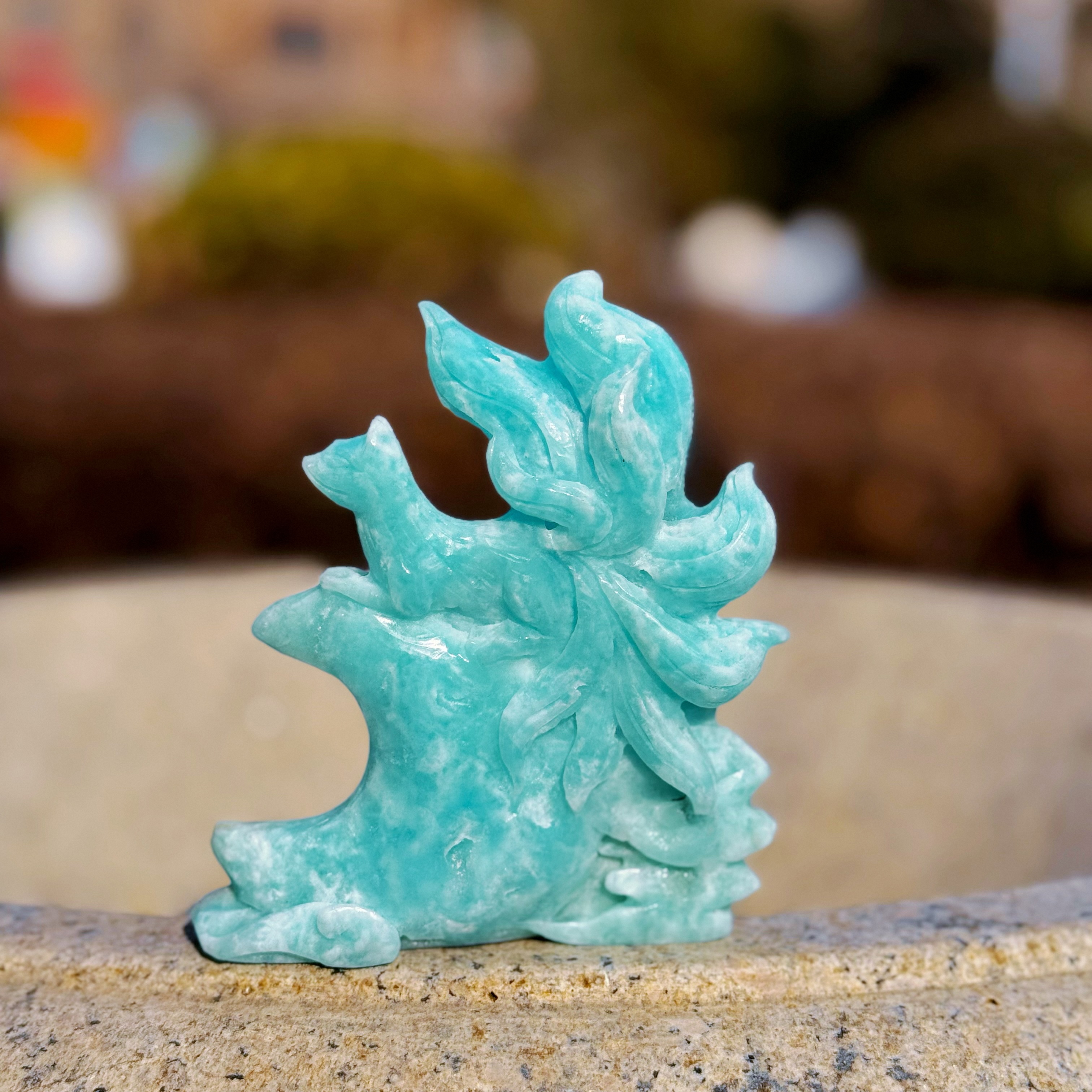 Hemimorphite Nine-tailed fox