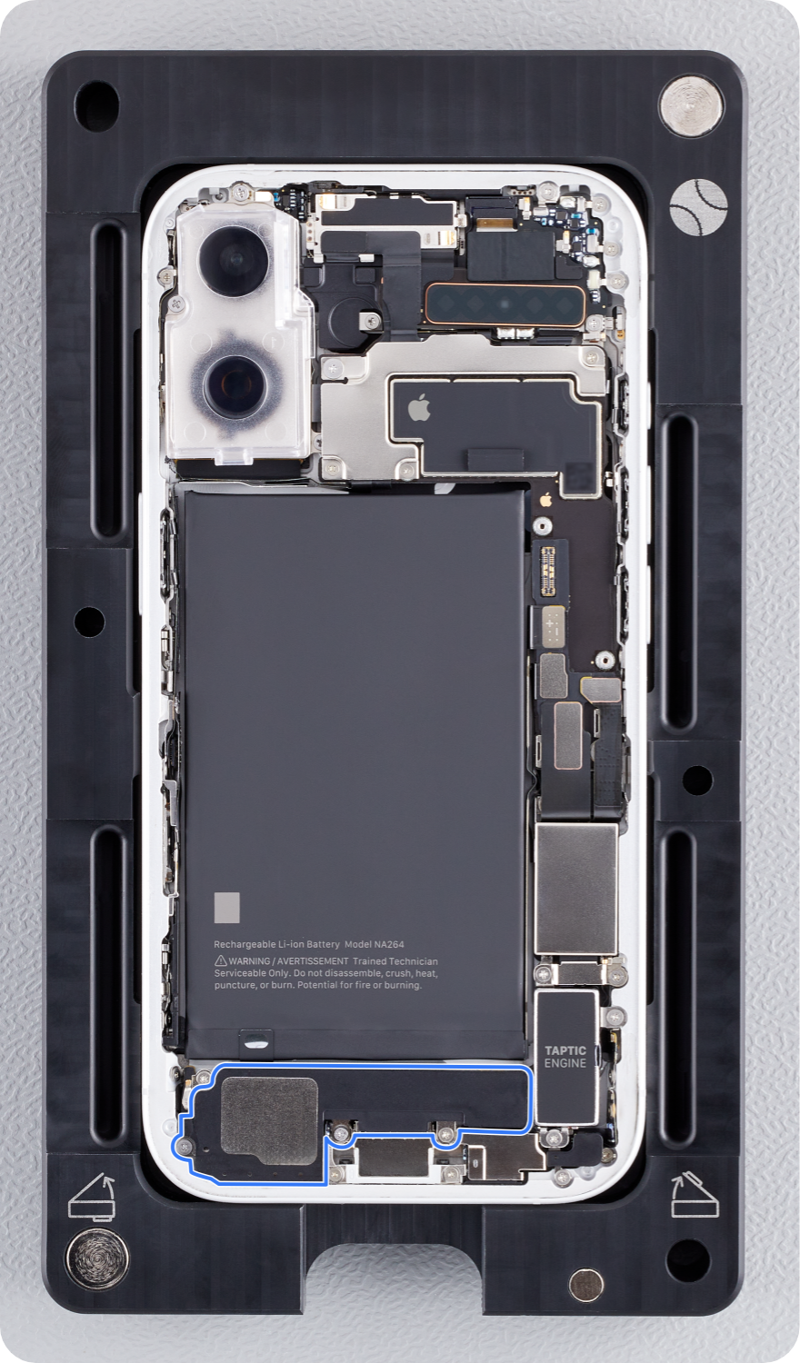 iPhone 16 bottom speaker