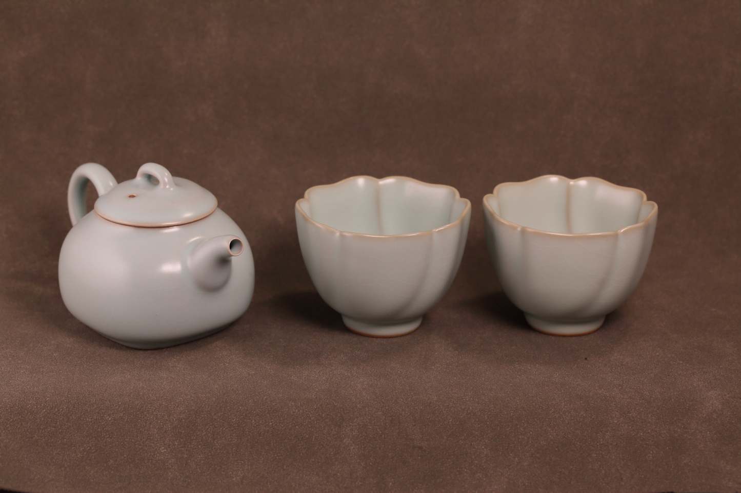 汝窑·天青系列｜天圆地方壶（190ml）限量预售