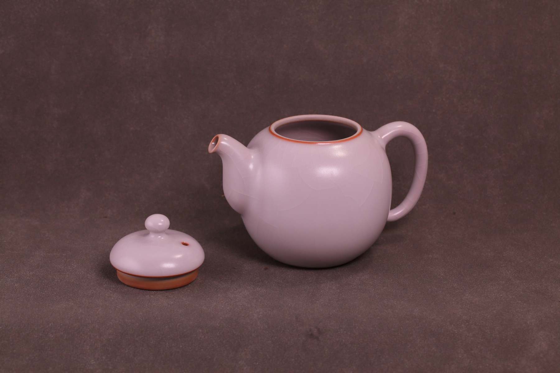 🫖汝窑·月白系列｜龙珠壶 限量预售