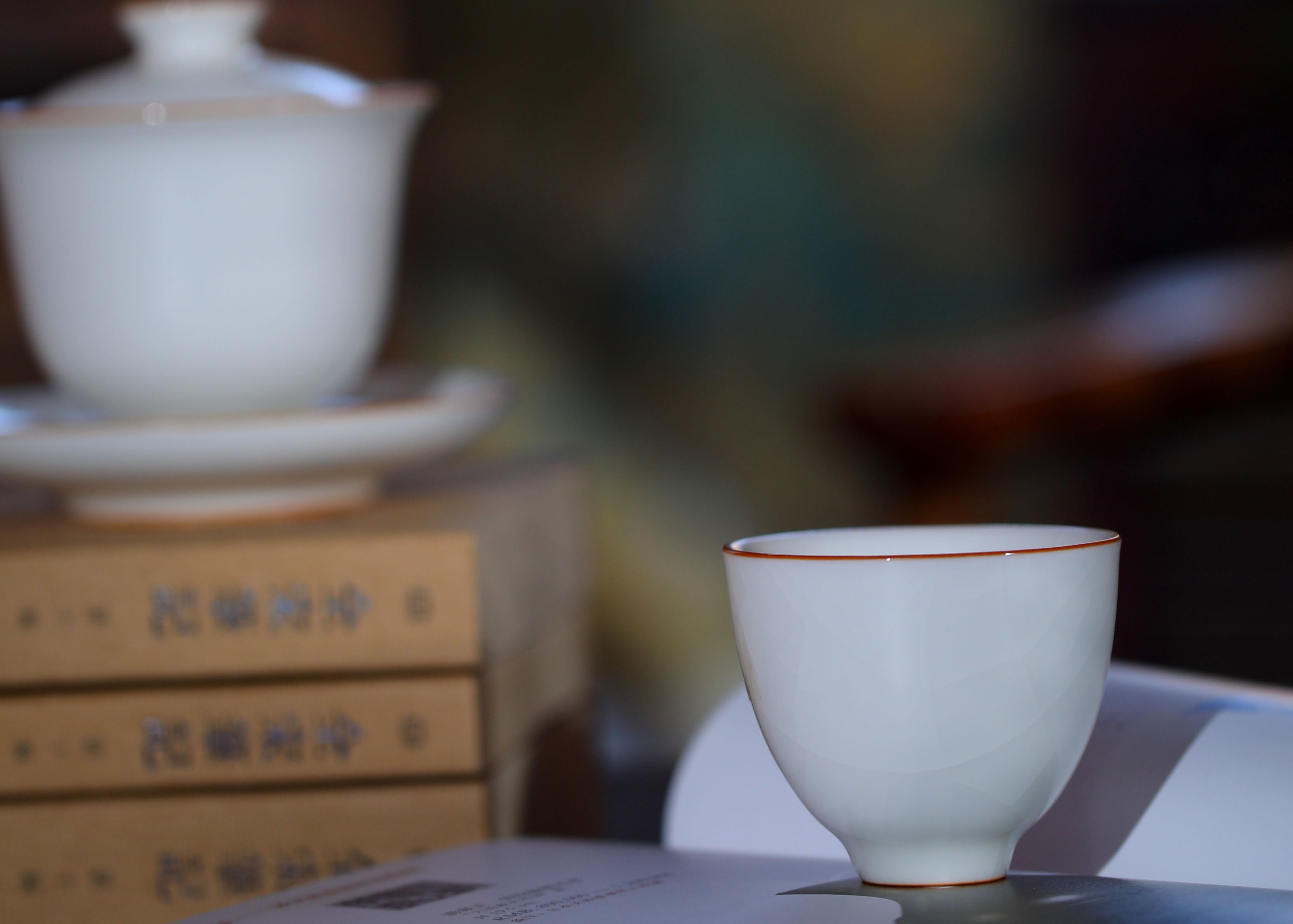 汝窑·玉白系列｜玉白纤手杯