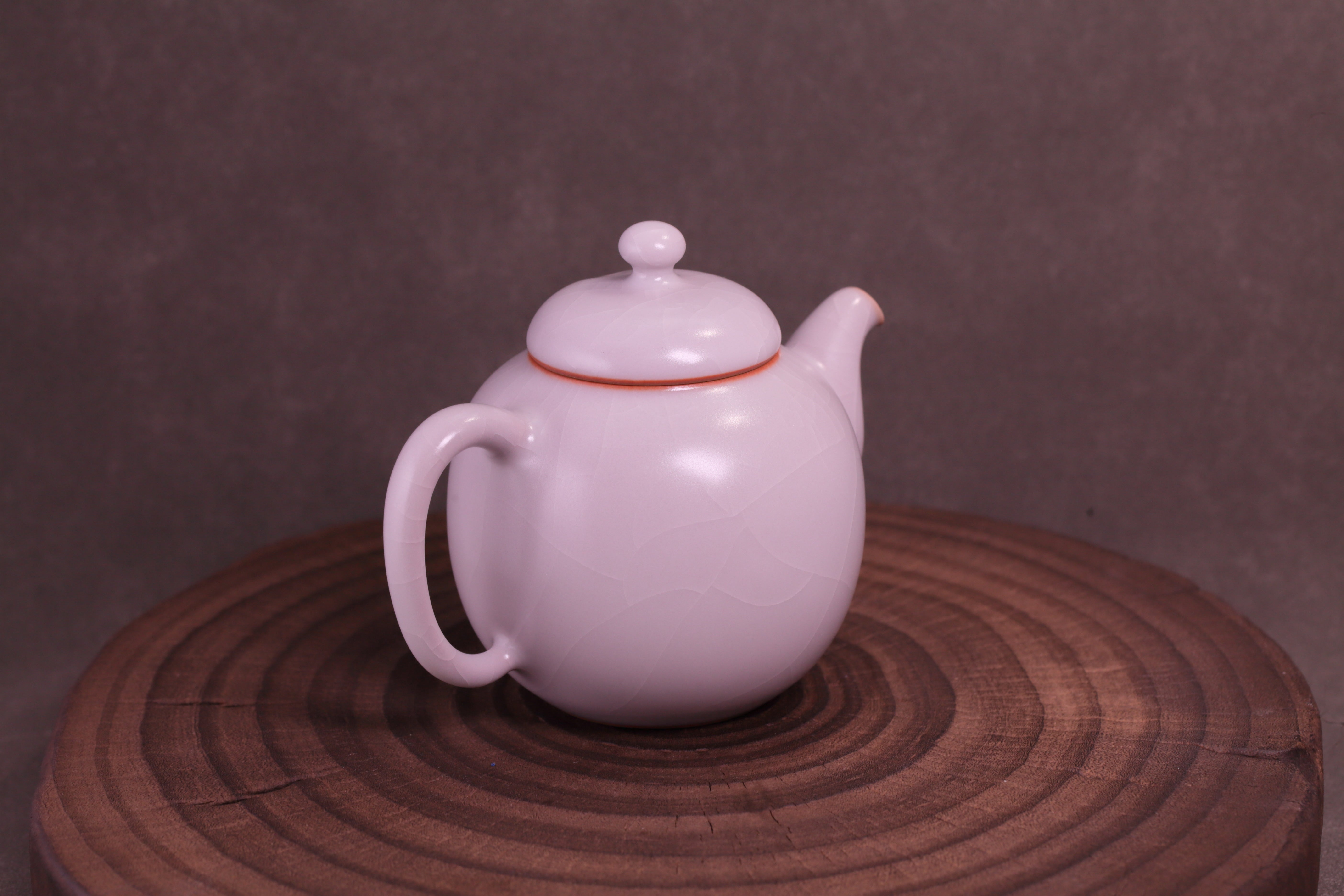 🫖汝窑·月白系列｜龙珠壶 限量预售