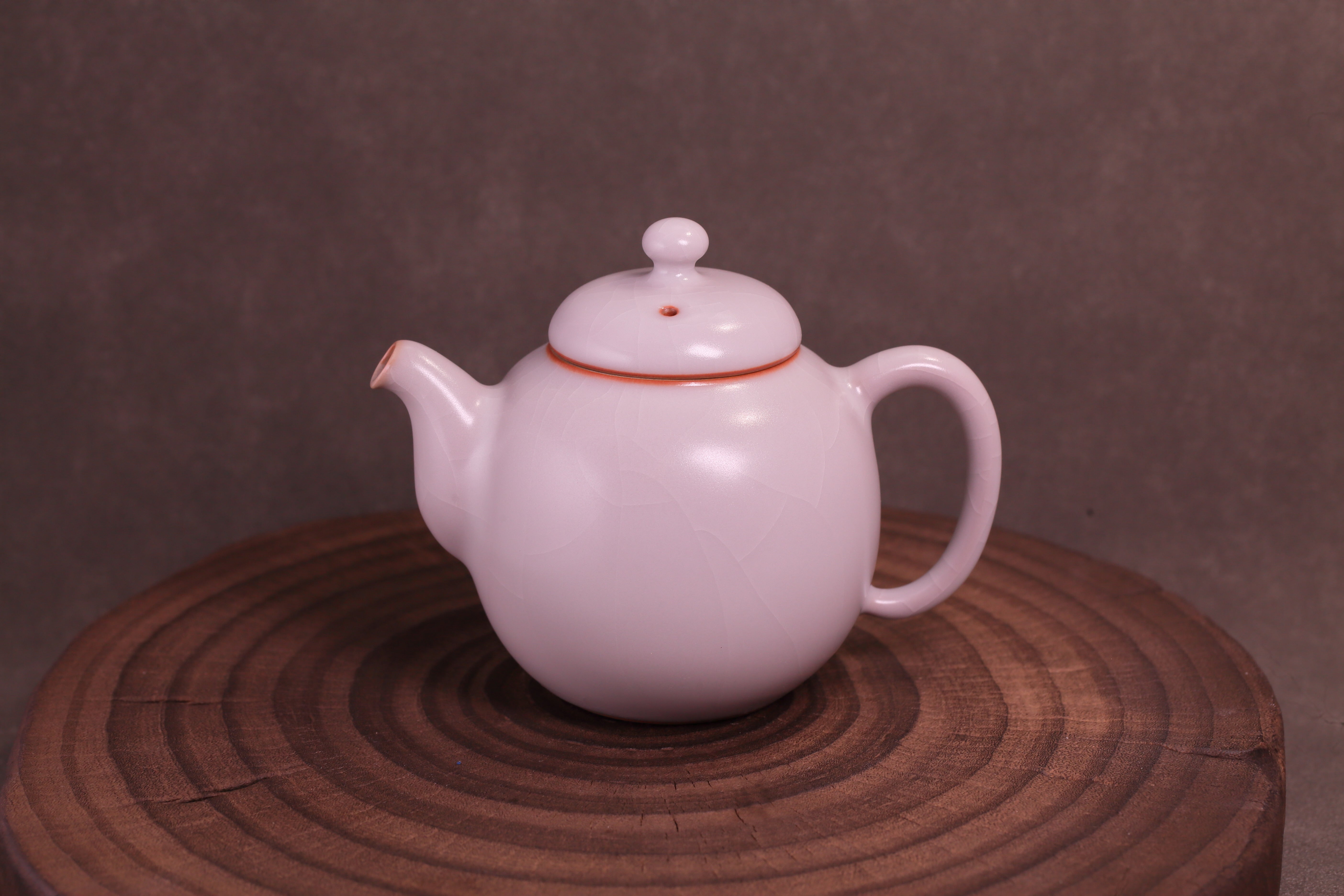 🫖汝窑·月白系列｜龙珠壶 限量预售